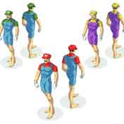 Nintendo Stage Show Costume Designs